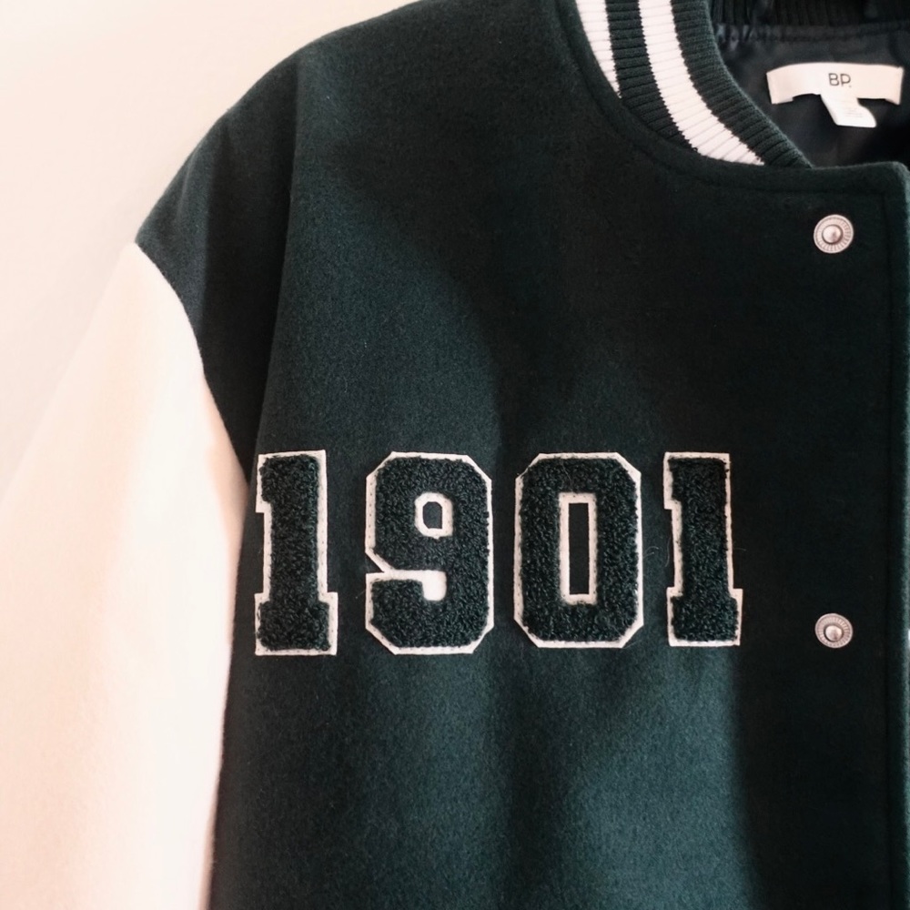 BP. Colorblock Gender Inclusive Varsity Jacket - Picture 5 of 13